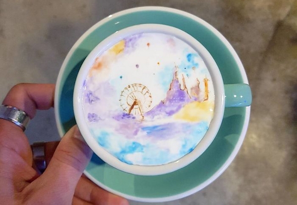 Leekangbin 咖啡里的创意艺术